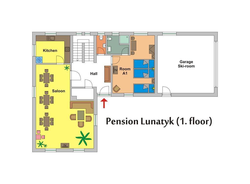 Pension Lunatyk Liptovský Mikuláš Exterior foto